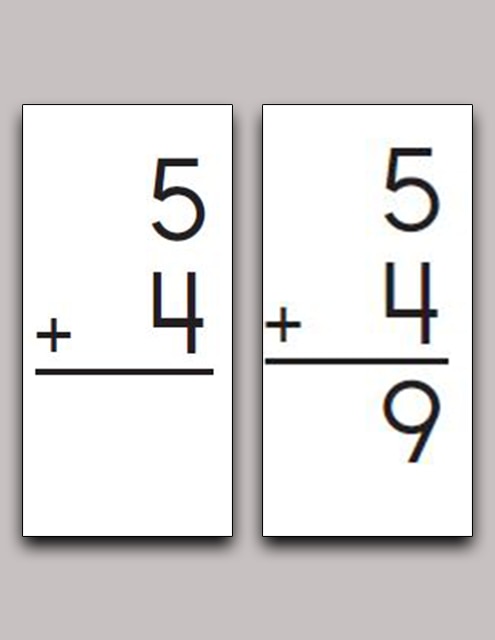 Addition Flash Cards